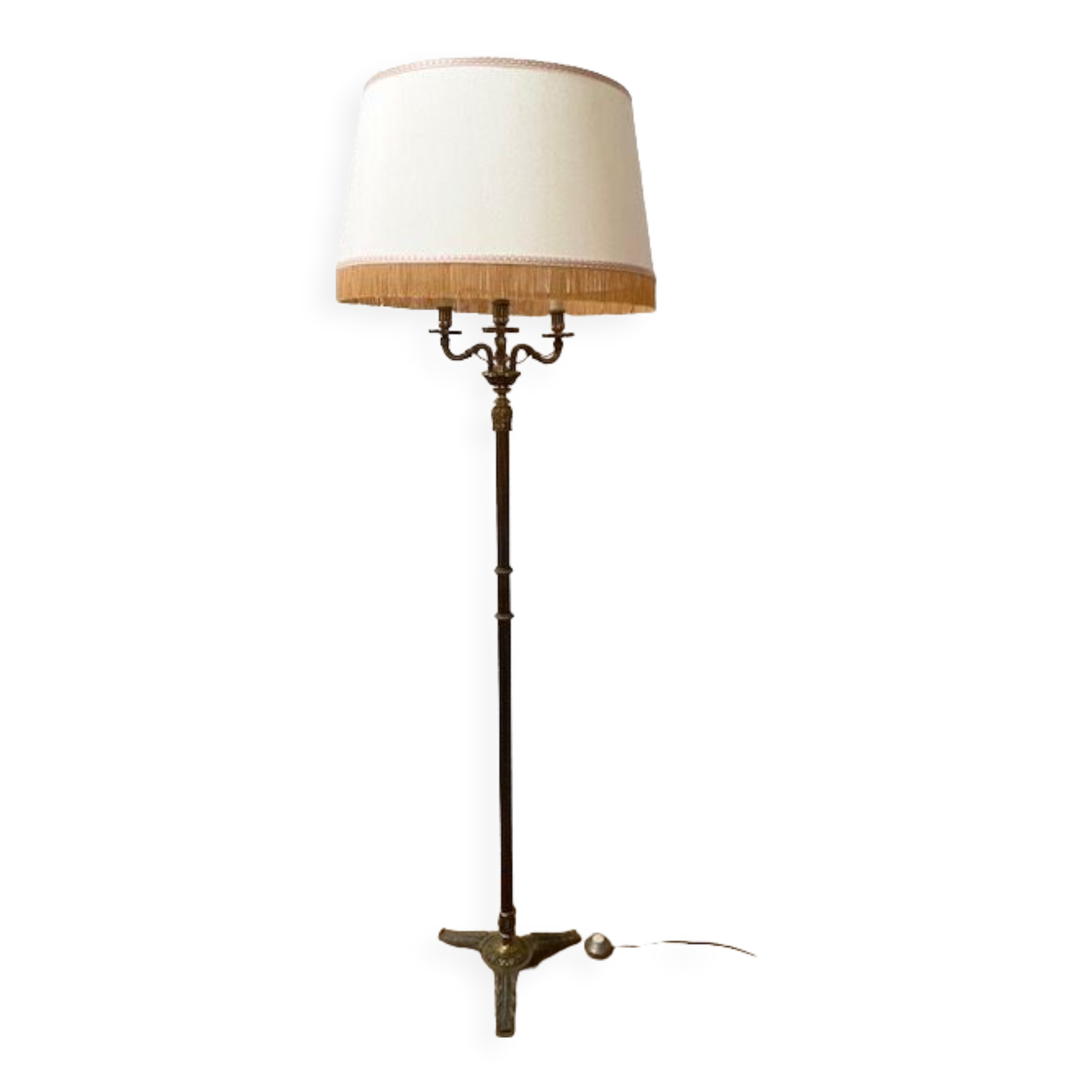 Brass floor lamp 50s/60s