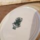 Series of 6 soup plates Earth iron