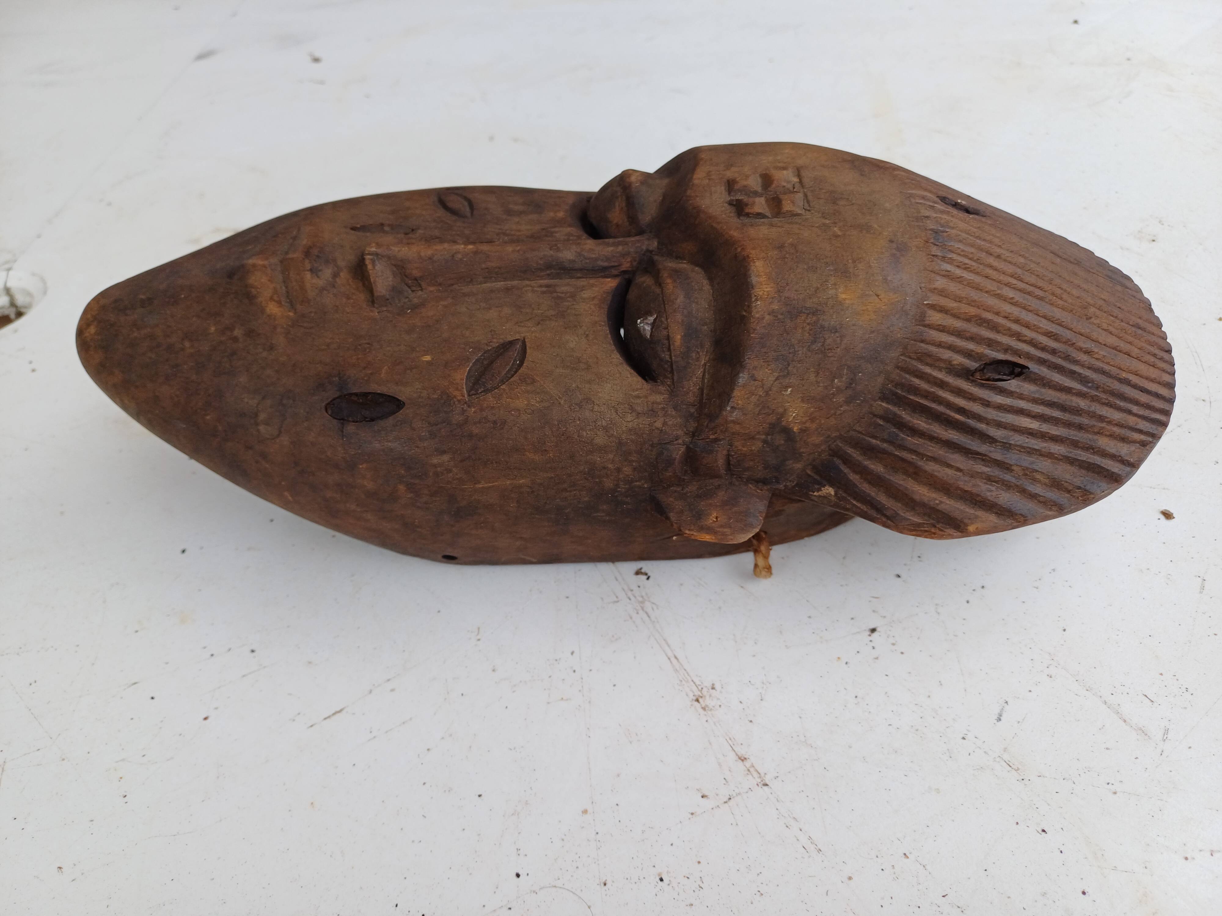 African wooden mask from the 50s