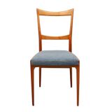 1950s chair in cherrywood, fresh fabric