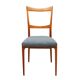 1950s chair in cherrywood, fresh fabric