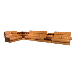 Ensemble de canapés - cognac