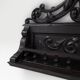 Baroque Richly Carved Black Wooden Sculptured Shelf, France, 1850s