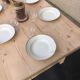 Solid wood dining table