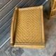 Pair of rattan bedside tables 1970s