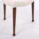 Scandinavian hocker reupholstered design 1960s