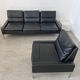 Leather Sofa and Armchair design Hans Peter Piehl for Wilkhahn 60s