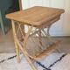 Rattan bedside table