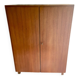 Fully wooden trunk desk with working lamp