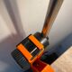 Clamp lamp "Review" by Klemmleuchte Germany 70s