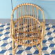 Rattan children's basket chair
