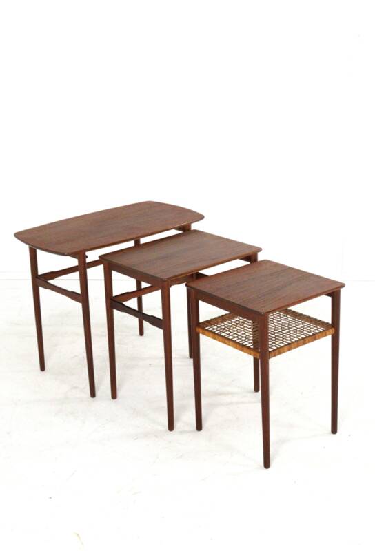 Set of nesting tables 'Sunds' mid century modern