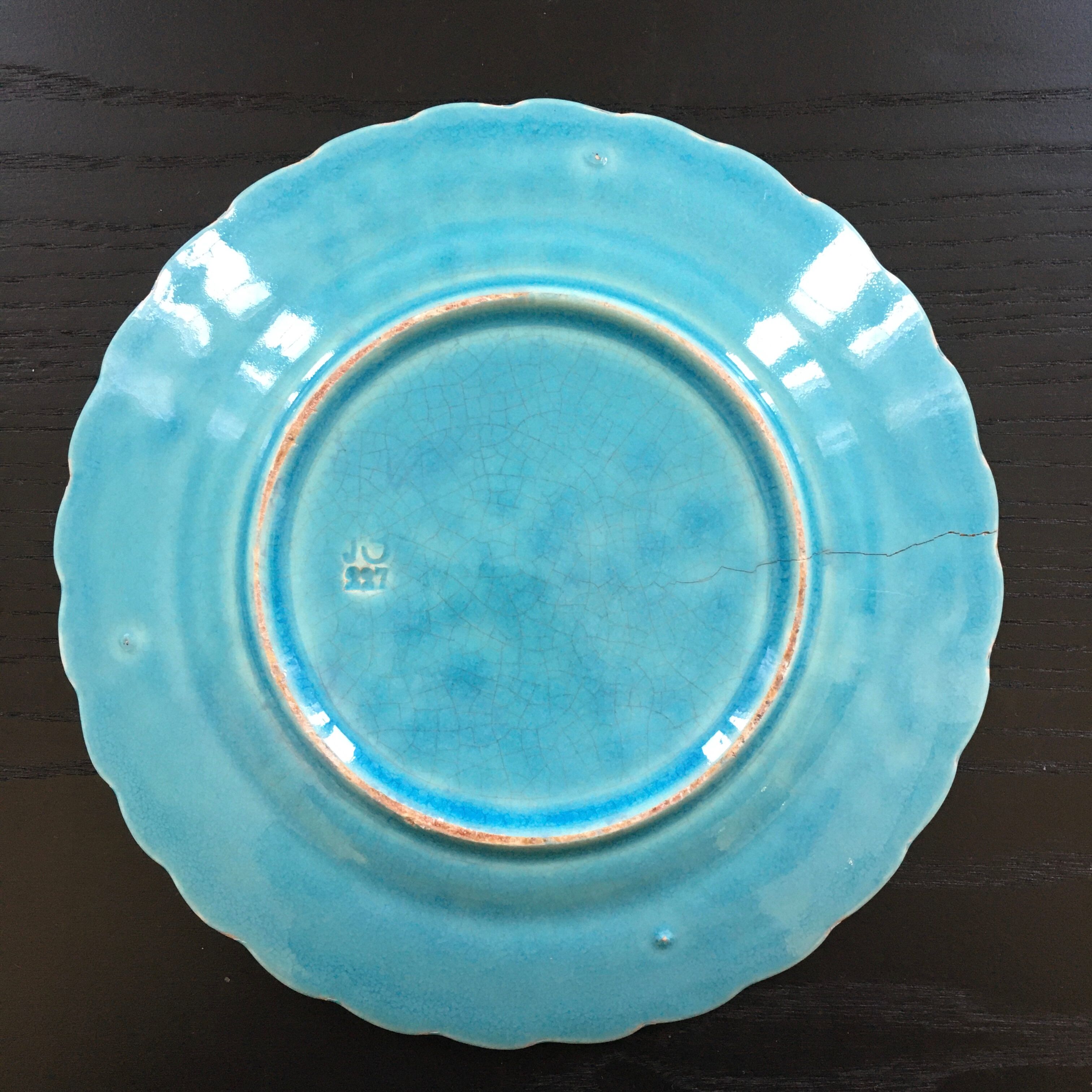 Pair of plates dabbling birds