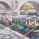 Edouard Leverd (1881-1950) oil on cardboard - 35 x 27 cm - bridge in Paris 1937