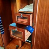 Armoire cabine, de voyage, penderie anglaise