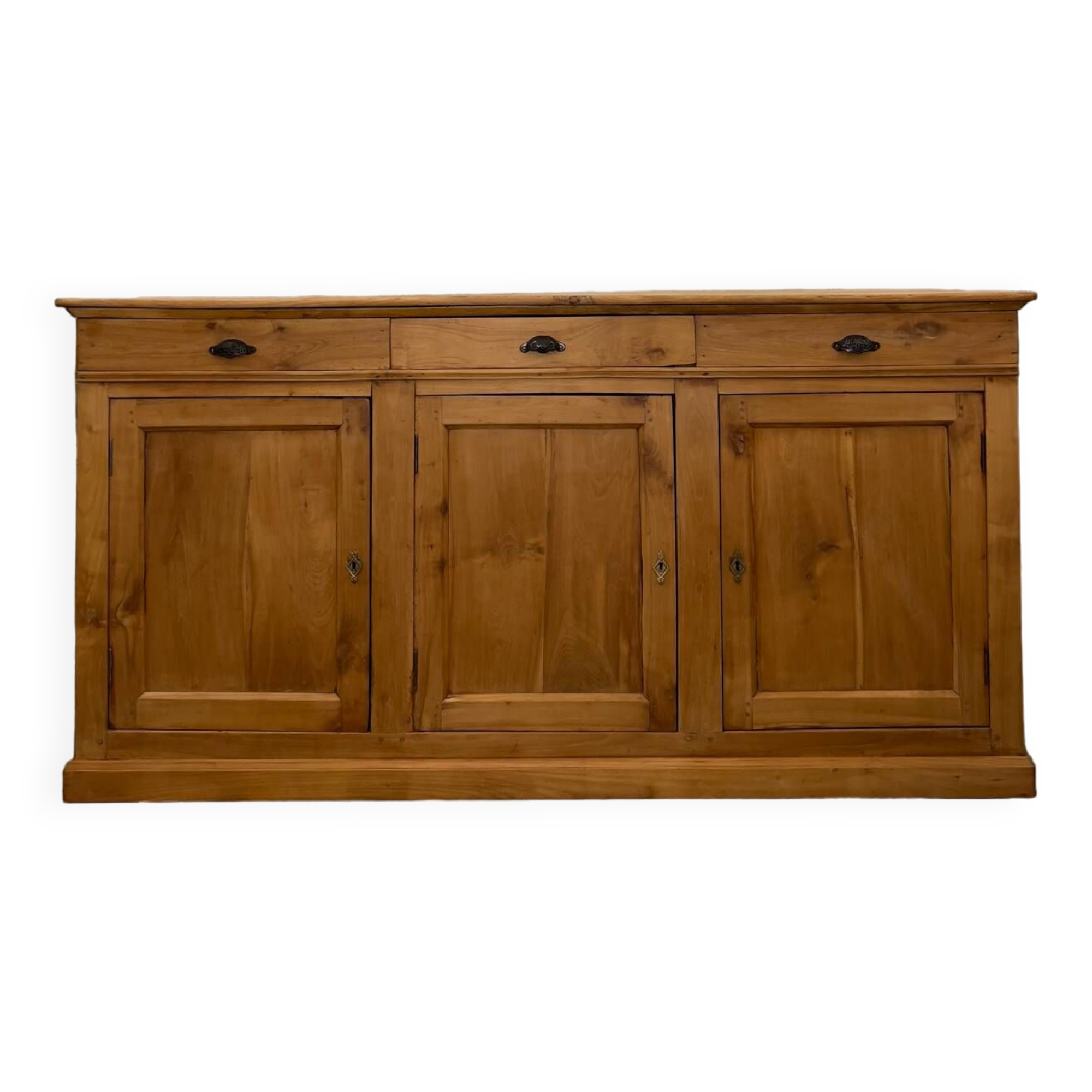 Raw wood commercial sideboard
