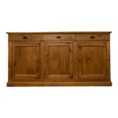 Enfilade de commerce en bois brut