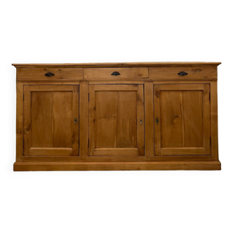 Raw wood commercial sideboard