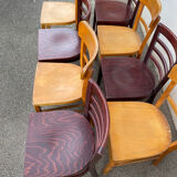 Set de 8 chaises bistrot