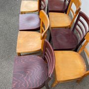 Set of 8 bistro chairs