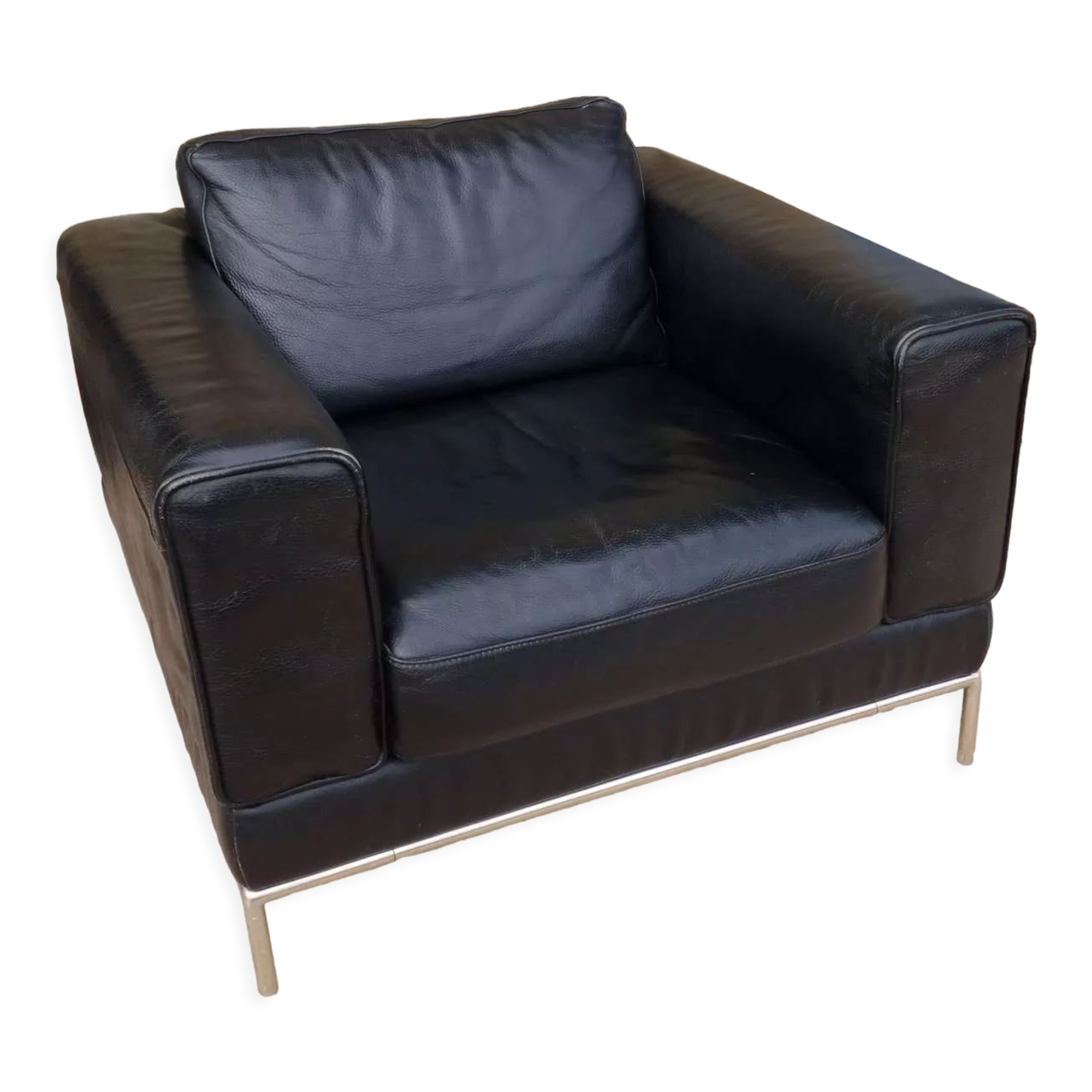 Leather armchair
