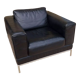 Fauteuil en cuir