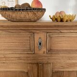 Rustic Buffet Raw Wood