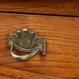 French Art Deco Night Stand with blue stone top, ca. 1920