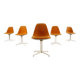 Vintage 6er Set Eames La Fonda Stuhl Mid Century Design