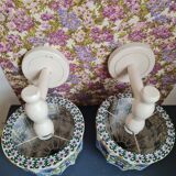 Pair of retro wall lamps