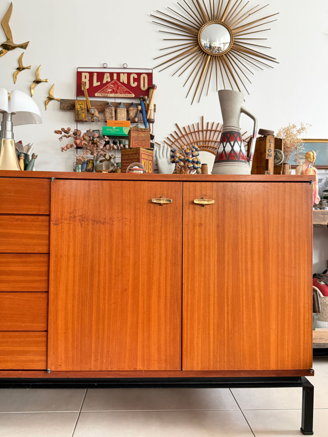 Enfilade "Alvéole" – Design by Marcel Gascoin – Circa 1960