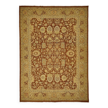 Turkish Handknotted Wool Oushak Rug 293 cm x 401 cm