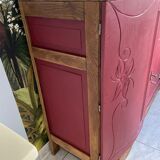 Raspberry art deco buffet