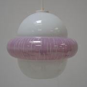 Suspension en verre du milieu du siècle, années 1960