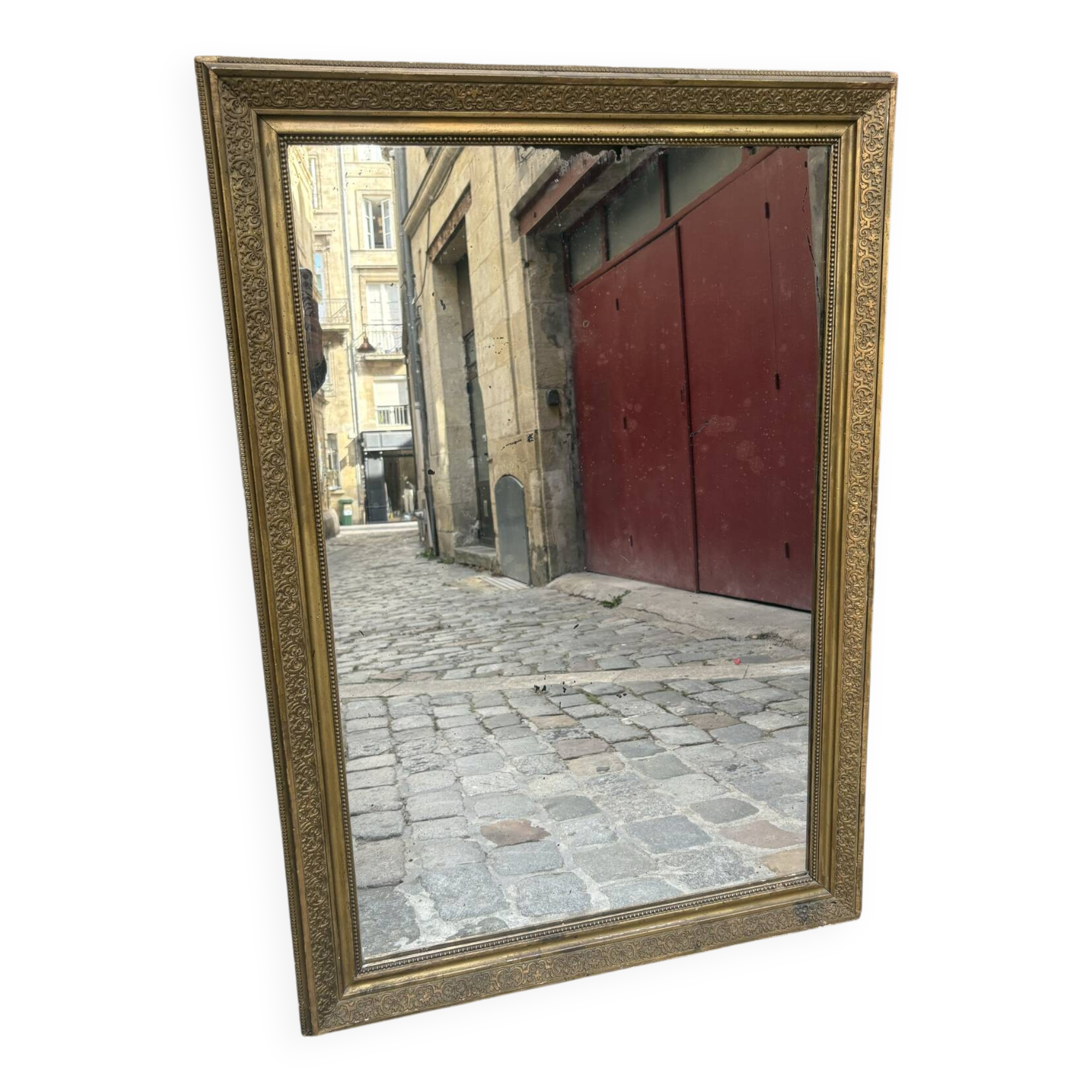 Antique gilded mirror