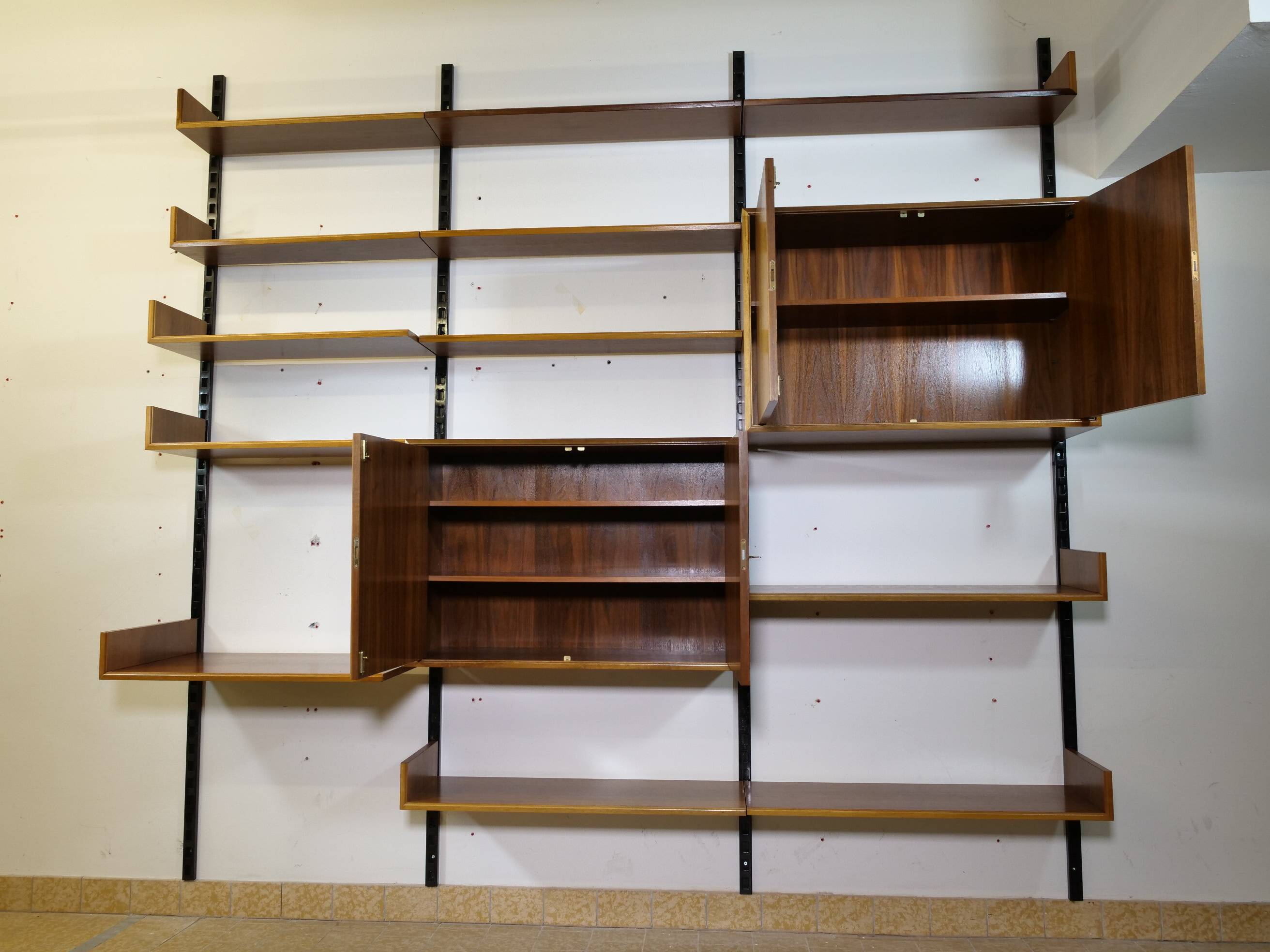 Modular vintage shelving system for WK Möbel, 1960s