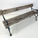 Banc en fonte et bois du XIXe siècle