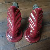 Pair of Art Deco wall sconces by Henri Chatard