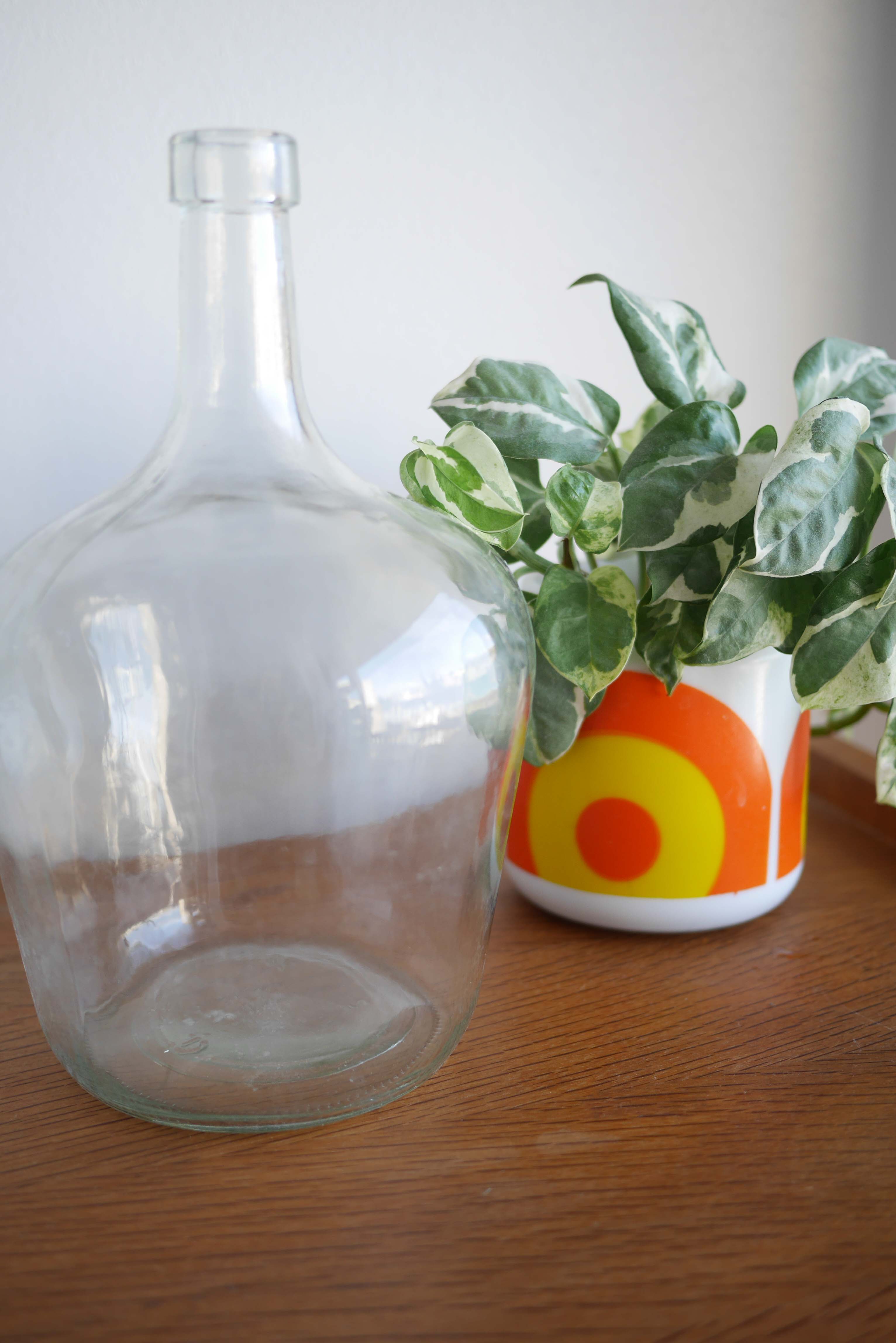 Demijohn transparent