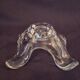 Crystal candlestick from Bayel, flower petal shape A559