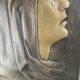 Bronze bas-relief of the Virgin