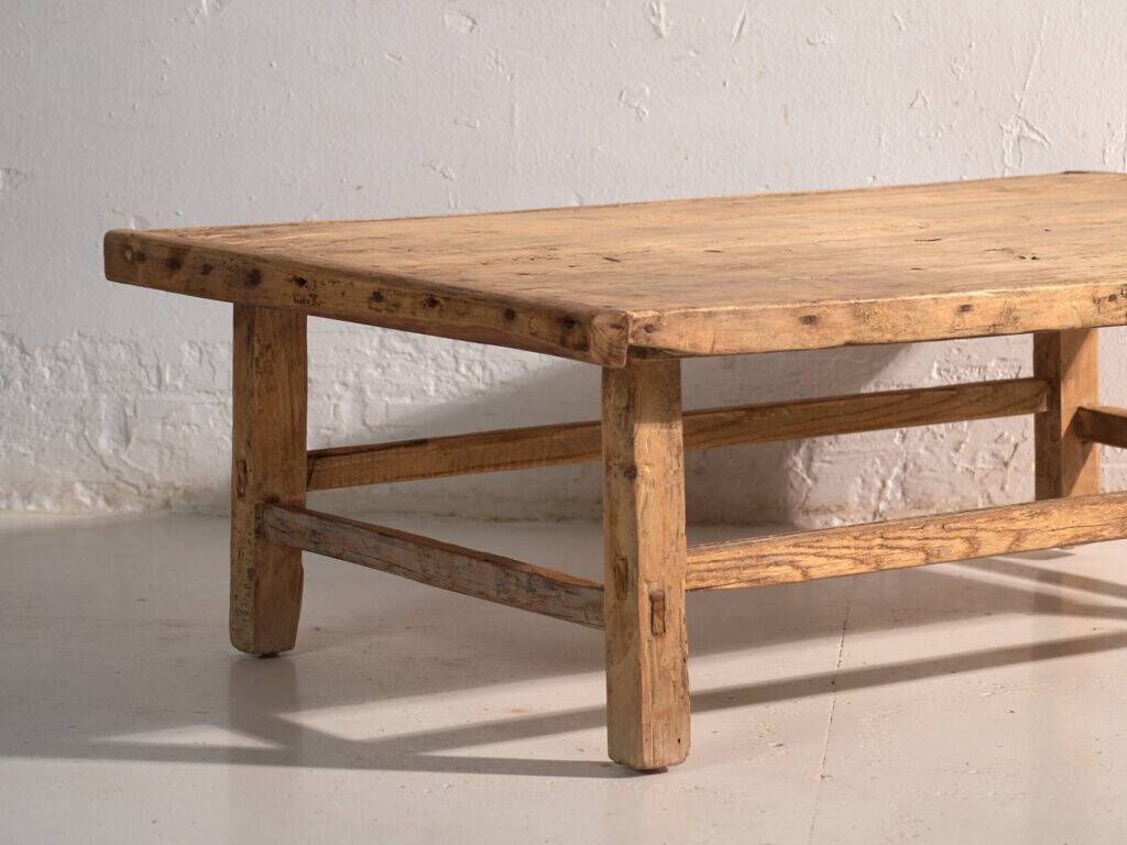 Antique pine coffee table – China, circa 1890