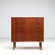 Johannes Sorth chest of drawers in teak Nexo Mobelfabrik Denmark 1960