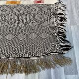 Small and famous Berber Zanafi rug, Taznakht handwoven, wool rug