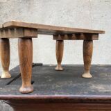Vintage rustic feet rests