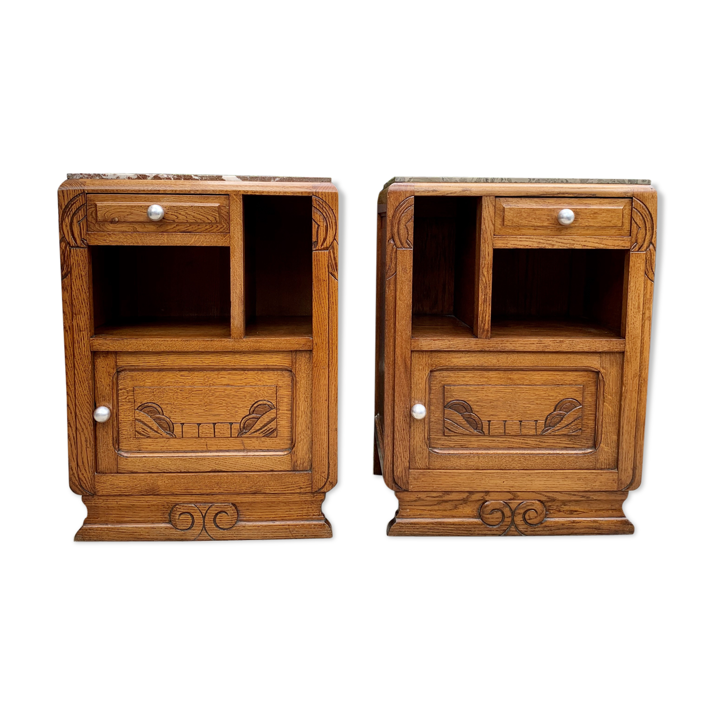 Art deco bedside tables