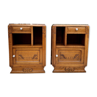 Art deco bedside tables