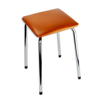 Tabouret skaï et chrome