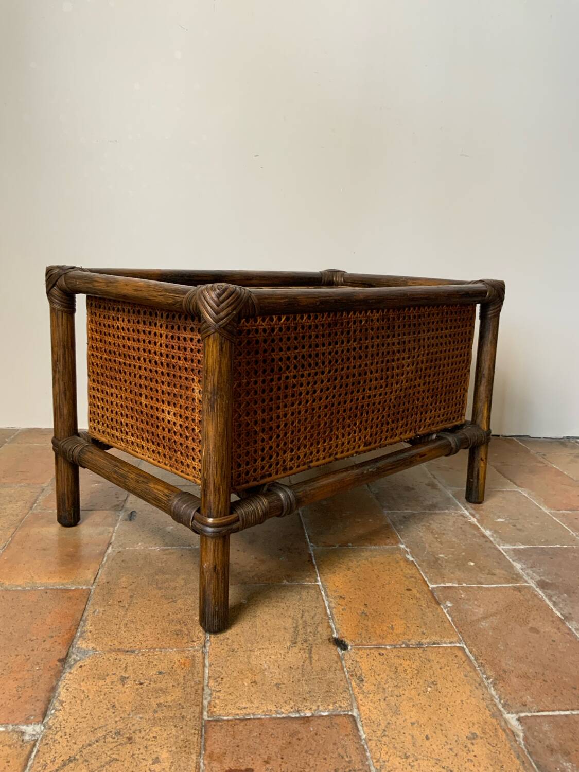 Bamboo and cane planter