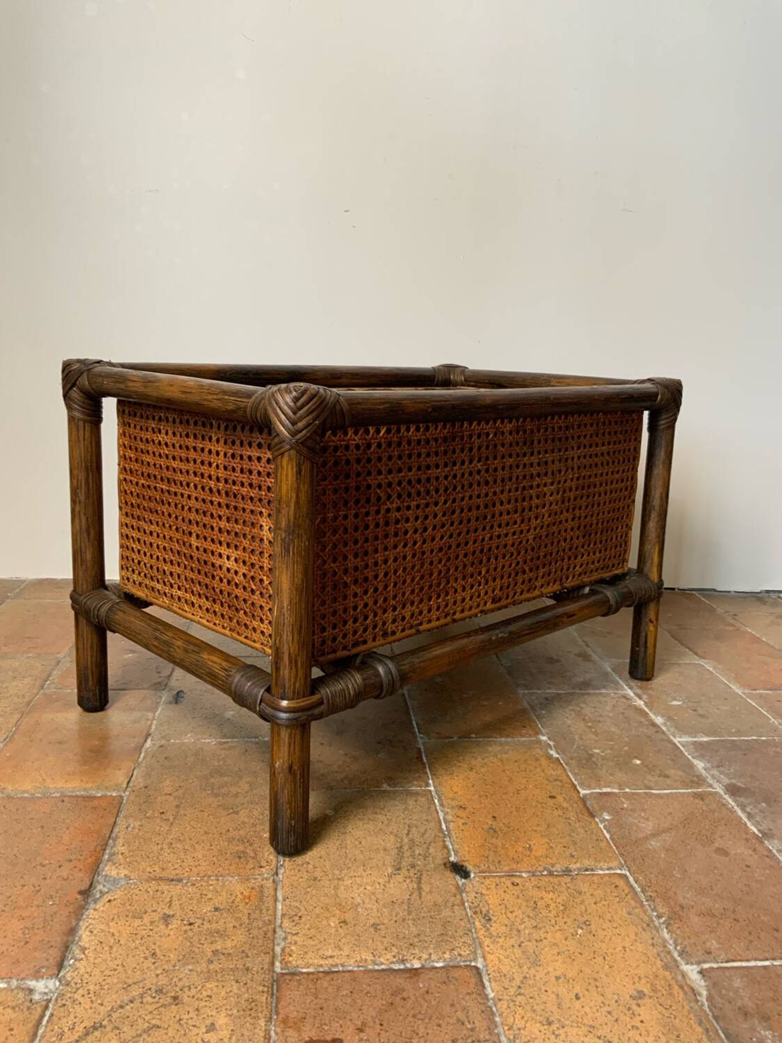 Bamboo and cane planter